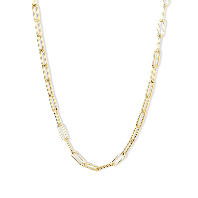 Fashionable Gold Necklace-The Reina - Gold