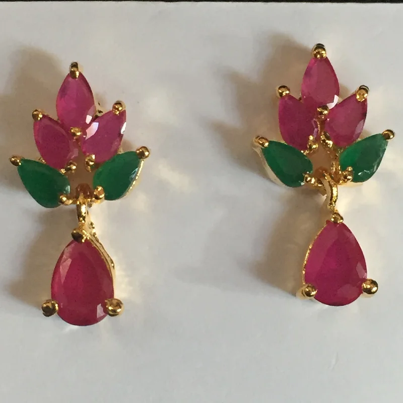 Colorful Gemstone Earrings-Crystal Earring Drop