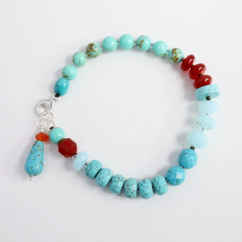 Double Strand Bracelets-Turquoise Mix Bracelet