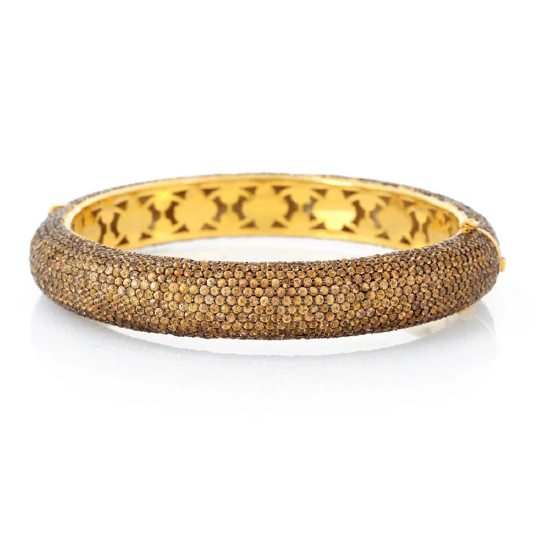 Custom Birthstone Bangles-Golden Goddess Bangle