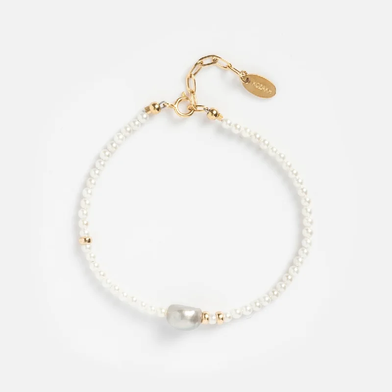 Pearl and Gold Bracelets-Teji Bracelet