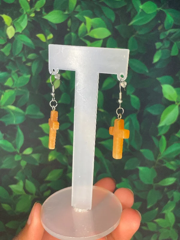 Vintage Inspired Earrings-Cross earrings