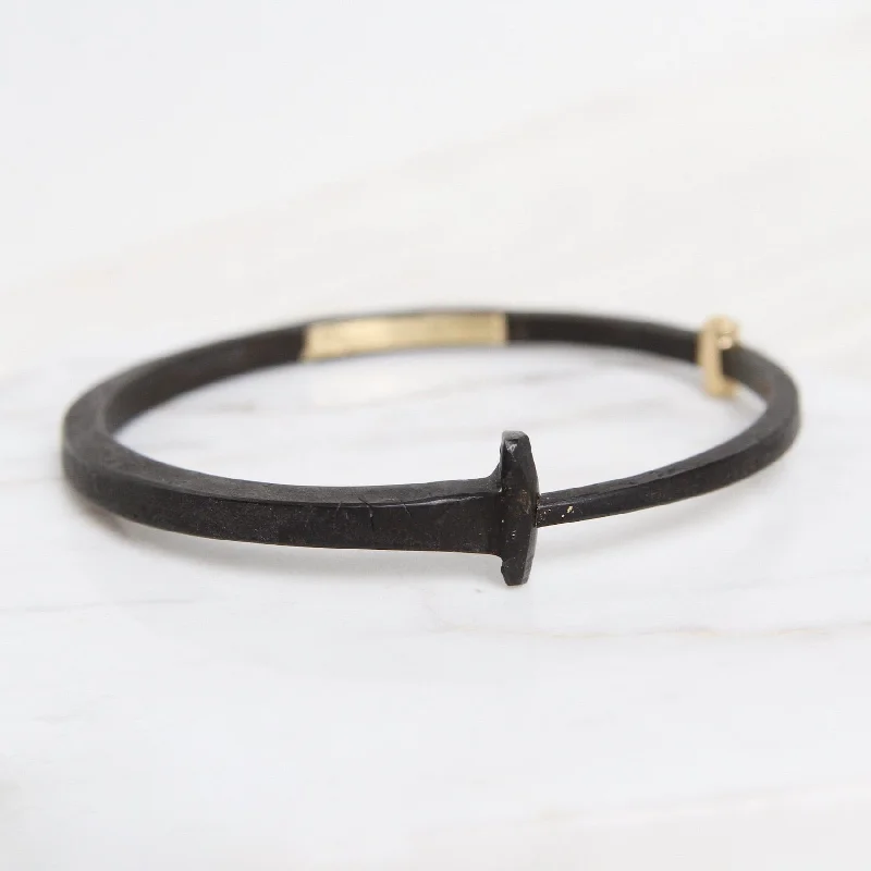 Boho Chic Bracelets-Pat Flynn Iron Nail Bracelet