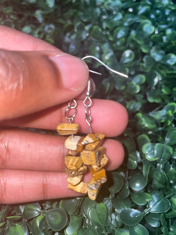 Gold and Silver Earrings-Brown sugar earrings