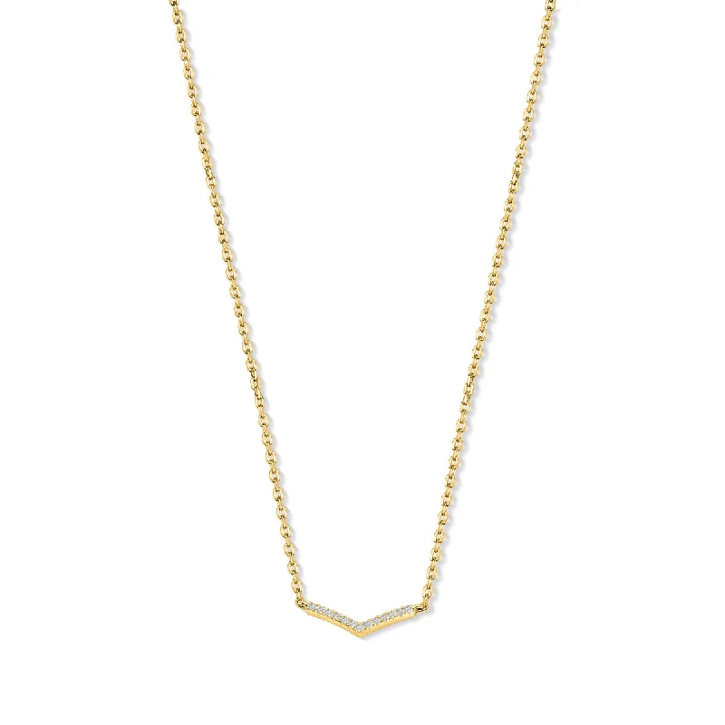 Name Necklace for Mom-The Willow - Gold