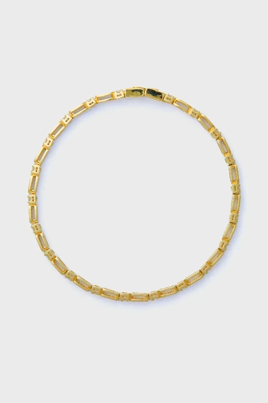 Trendy Beaded Bracelets-14k Gold Diamond Bracelet