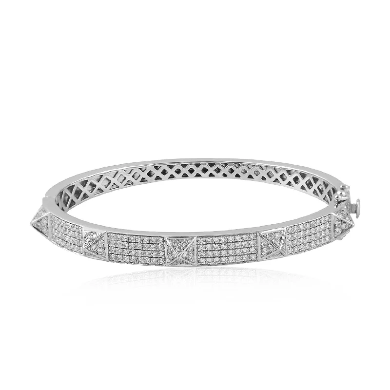 Traditional Indian Bangles-Diamond Spike Bangle