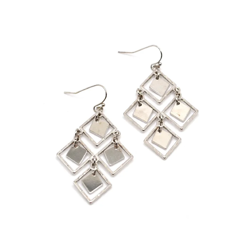 Drop Crystal Earrings-Zerah Earrings