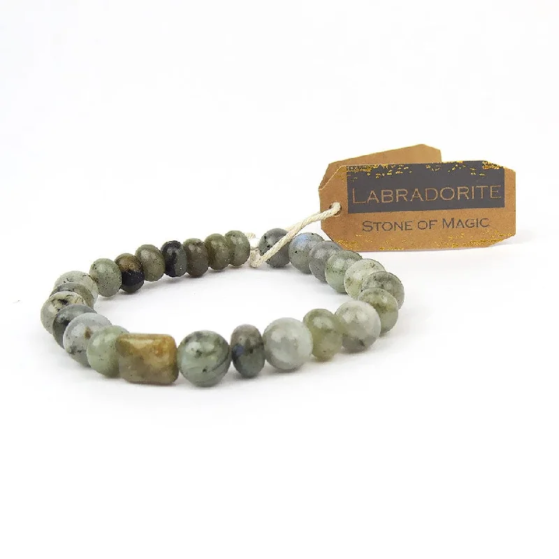 Adjustable Bead Bracelets-Scout Labradorite Stone Stacking Bracelet