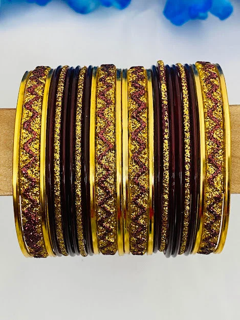 Indian Style Gold Bangles-New Trendy Bollywood Style Designer Bangles