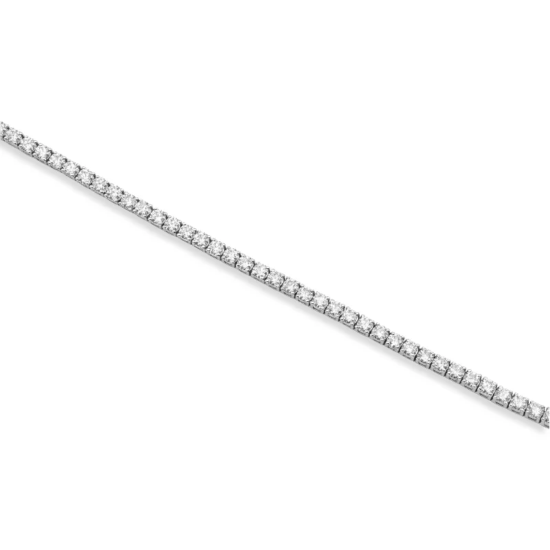 Boho Chic Bracelets-14k Tennis Bracelet 9.8 Ctw Lab Made Diamonds