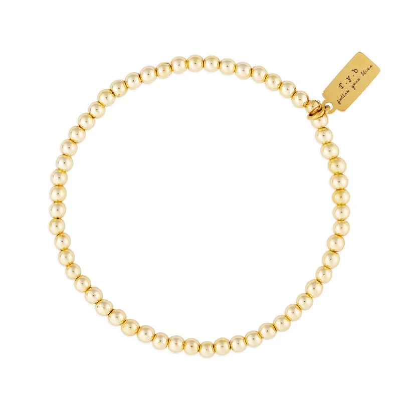 Classic Cuff Bracelets for Men-Mini Gold Staple Bracelet