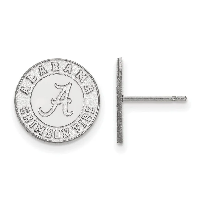 Custom Design Earrings-Sterling Silver University of Alabama Small Post Earrings